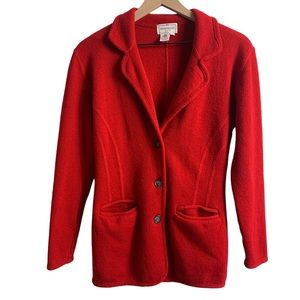 Henri Bendel Vintage Wool Cardigan Sweater Size Medium